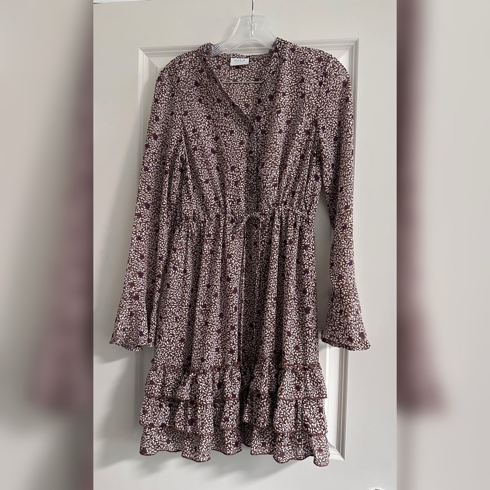 Floral Long Sleeve Dress